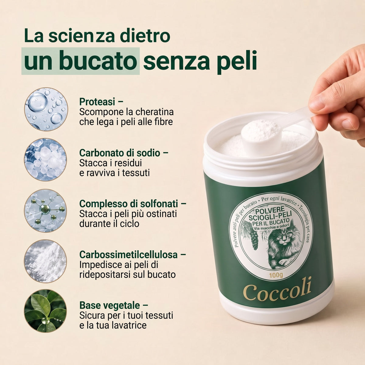 La scienza dietro un bucato senza peli