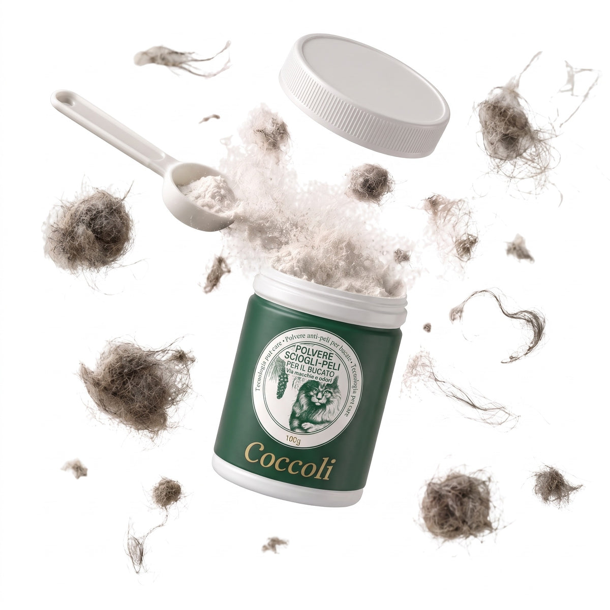 Coccoli scioglie i peli