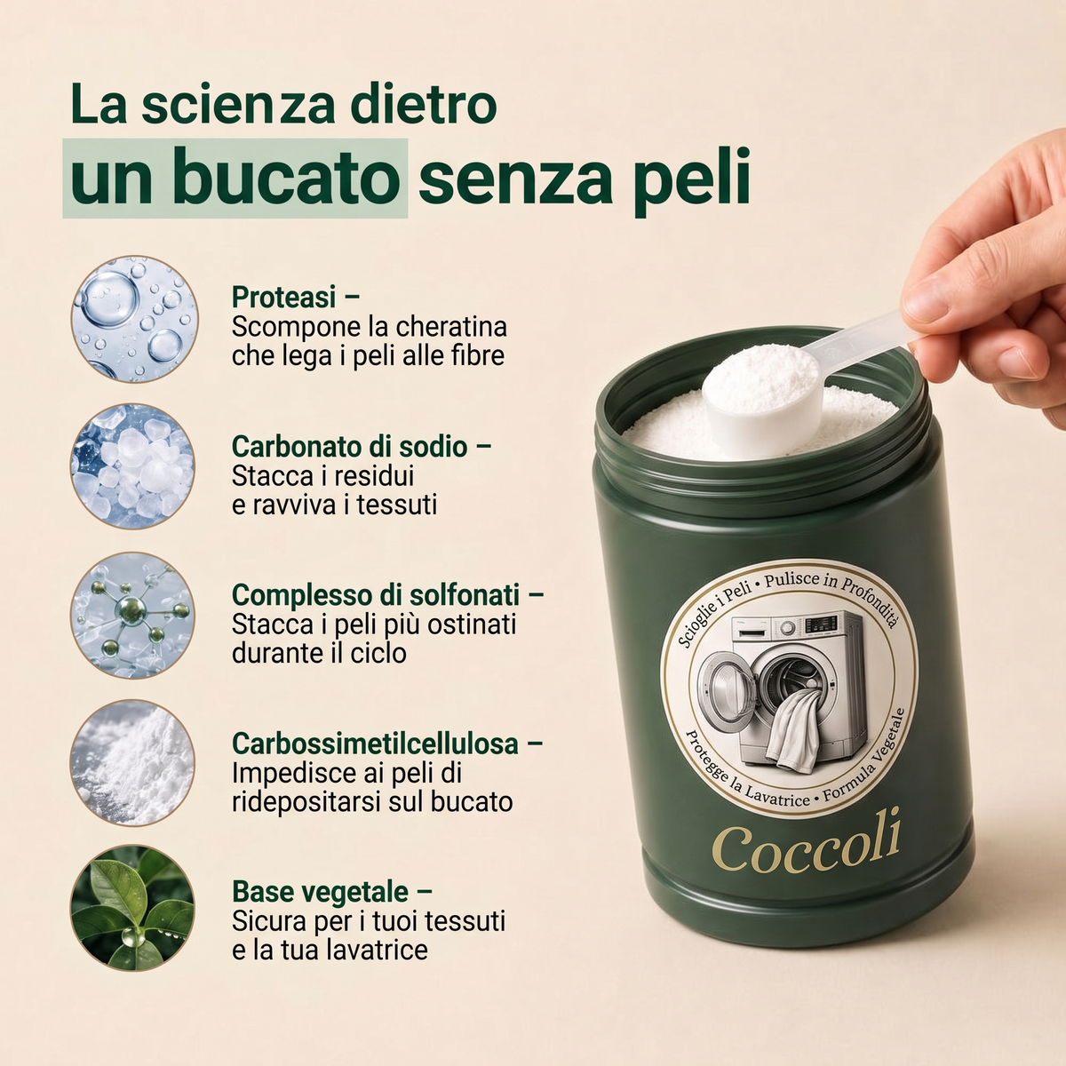La scienza dietro un bucato senza peli